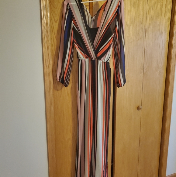 Express Sheer Jumpsuit - Picture 1 of 8